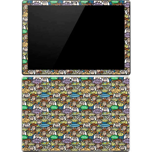Disney Toy Story Characters Collage Pattern Surface Pro 4 Skin